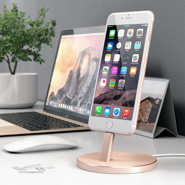 Satechi Aluminum Mobile Lightning Dock Gull