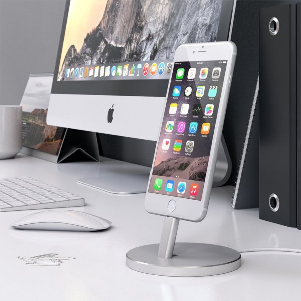 Satechi Aluminum Mobile Lightning Dock Rosegull