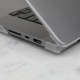 Moshi MacBook Pro 16 M1/M2 (A2485 A2780) Deksel iGlaze Hardshell Case Stealth Clear