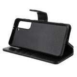 Nordic Covers Samsung Galaxy S21 Etui Essential Leather Raven Black