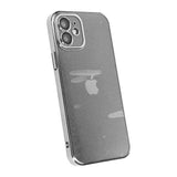 iPhone 11 Deksel Glitter Transparent Støtsikker Sølv