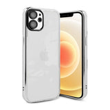 iPhone 11 Deksel Glitter Transparent Støtsikker Sølv