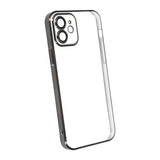 iPhone 11 Deksel Glitter Transparent Støtsikker Svart