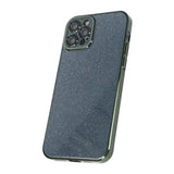 iPhone 12 Pro Deksel Glitter Transparent Støtsikker Grønn