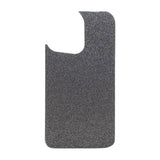 iPhone 15 Deksel Glitter Transparent MagSafe Svart