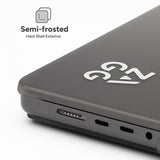 Zagg MacBook Air 13 M2 (A2681)/M3 (A3113) Deksel Hardshell Smoke