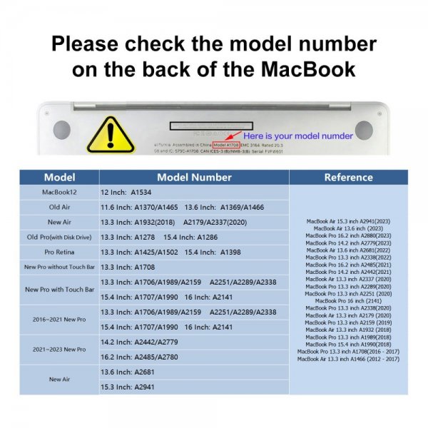 ENKAY Macbook Air 15 M2 (A2941)/M3 (A3114) Deksel Hardplast Rød