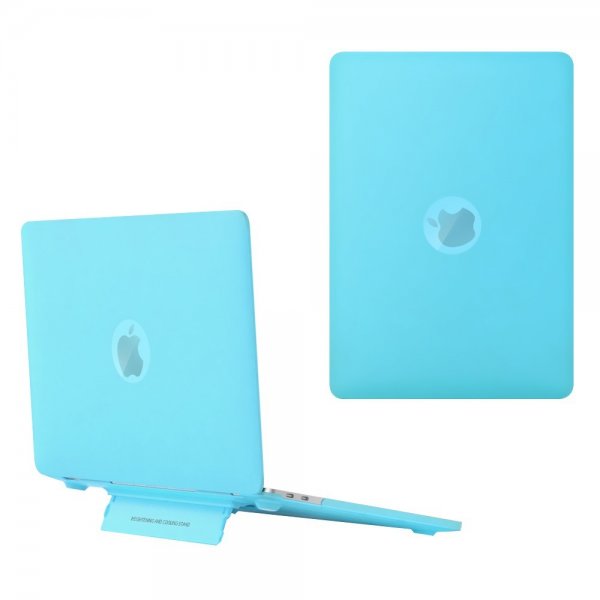 Macbook Air 15 M2 (A2941)/M3 (A3114) Deksel Matt Stativfunksjon Blå
