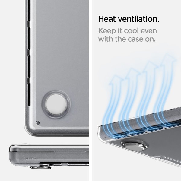 Spigen MacBook Pro 14 M1 (A2442)/M2 (A2779)/M3 (A2918 A2992) Deksel Thin Fit Crystal Clear