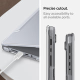 Spigen MacBook Pro 14 M1 (A2442)/M2 (A2779)/M3 (A2918 A2992) Deksel Thin Fit Crystal Clear