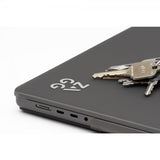 Zagg MacBook Pro 16 M1 (A2485)/M2 (A2780)/M3 (A2991) Deksel Hardshell Smoke