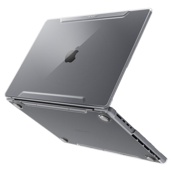 Spigen MacBook Pro 16 M1 (A2485)/M2 (A2780)/M3 (A2991) Deksel Thin Fit Crystal Clear