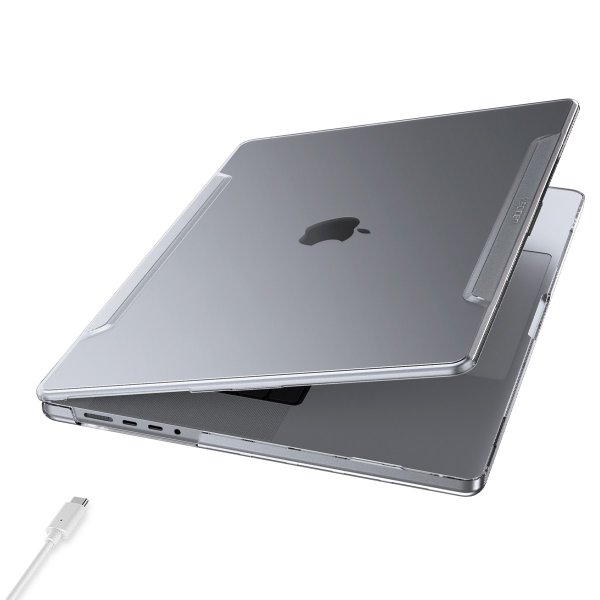 Spigen MacBook Pro 16 M1 (A2485)/M2 (A2780)/M3 (A2991) Deksel Thin Fit Crystal Clear