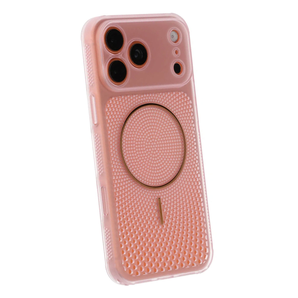 iPhone 17 Pro/iPhone 18 Pro Deksel Ventilert MagSafe Rosa