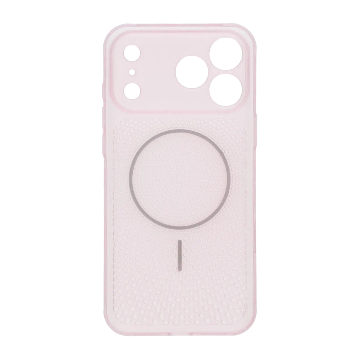 iPhone 17 Pro/iPhone 18 Pro Deksel Ventilert MagSafe Rosa