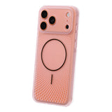 iPhone 17 Pro Max/iPhone 18 Pro Max Ventilert MagSafe-deksel Rosa
