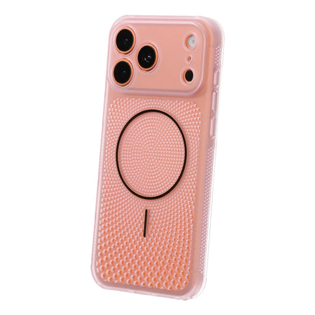 iPhone 17 Pro Max/iPhone 18 Pro Max Ventilert MagSafe-deksel Rosa