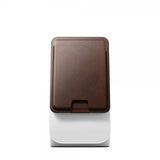 Nomad MagSafe Kortholder Leather Mag Wallet Find My Tracking Brun