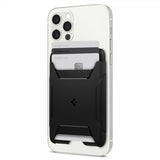 Spigen MagSafe Kortholder Rugged Armor 3 Cards MagFit Svart