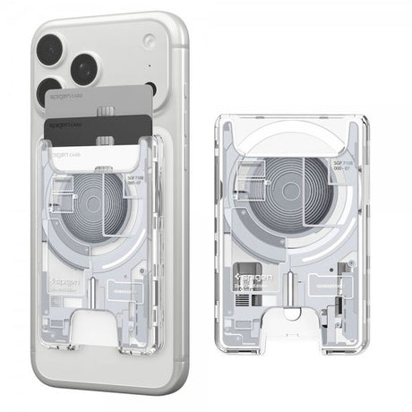 Spigen MagSafe Kortholder Ultra Hybrid Zero One MagFit Hvit