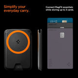 Spigen MagSafe Kortholder Valentinus 3 Cards Holder MagFit+ Svart