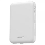 Deltaco MagSafe Powerbank 5000 mAh 20W Hvit