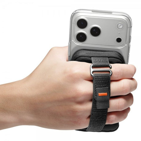Spigen MagSafe Veske Portable Organizer Pouch Tintap Zip MagFit Svart
