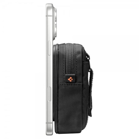 Spigen MagSafe Veske Portable Organizer Pouch Tintap Zip MagFit Svart