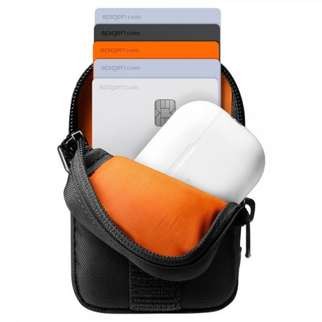 Spigen MagSafe Veske Portable Organizer Pouch Tintap Zip MagFit Svart
