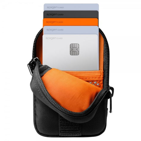 Spigen MagSafe Veske Portable Organizer Pouch Tintap Zip MagFit Svart
