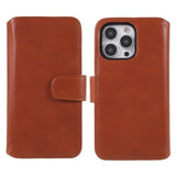 Nordic Covers iPhone 14 Pro Etui Essential Leather Maple Brown