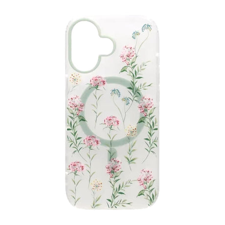 iPhone 17 Deksel Floral Matte MagSafe Grønn
