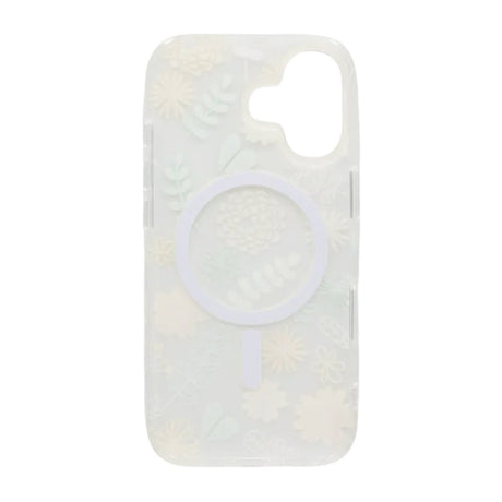 iPhone 17 Deksel Floral Matte MagSafe Gul