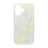 iPhone 17 Deksel Floral Matte MagSafe Gul