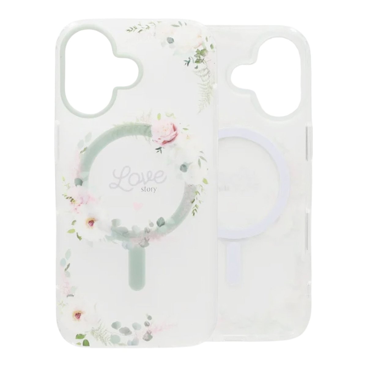 iPhone 17 Deksel Floral Matte MagSafe Love Story
