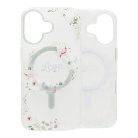 iPhone 17 Deksel Floral Matte MagSafe Love Story