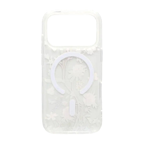 iPhone 17 Pro Deksel Floral Matte MagSafe Beige