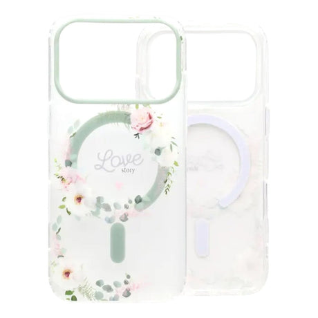 iPhone 17 Pro Deksel Floral Matte MagSafe Love Story