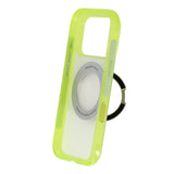 iPhone 17 Pro Max/iPhone 18 Pro Max Deksel Matt ringstativ MagSafe Gul
