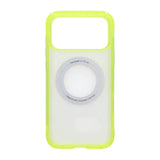 iPhone 17 Pro Max/iPhone 18 Pro Max Deksel Matt ringstativ MagSafe Gul