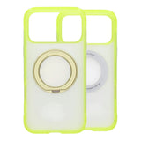 iPhone 17 Pro Max/iPhone 18 Pro Max Deksel Matt ringstativ MagSafe Gul