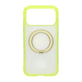 iPhone 17 Pro Max/iPhone 18 Pro Max Deksel Matt ringstativ MagSafe Gul