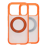 iPhone 17 Pro Max/iPhone 18 Pro Max Deksel Matt ringstativ MagSafe Oransje