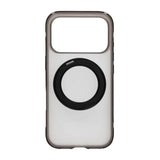 iPhone 17 Pro Max/iPhone 18 Pro Max Deksel Matt ringstativ MagSafe Svart