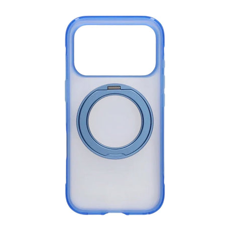 iPhone 17 Pro/iPhone 18 Pro Deksel Matt ringstativ MagSafe Blå