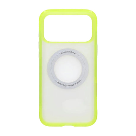 iPhone 17 Pro/iPhone 18 Pro Deksel Matt ringstativ MagSafe Gul