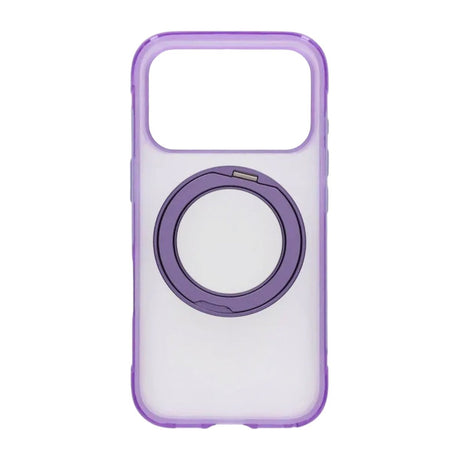 iPhone 17 Pro/iPhone 18 Pro Deksel Matt ringstativ MagSafe Lilla
