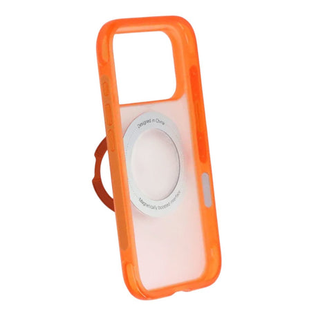 iPhone 17 Pro/iPhone 18 Pro Deksel Matt ringstativ MagSafe Oransje