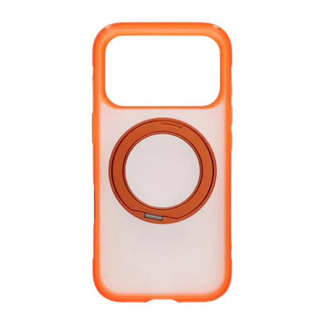 iPhone 17 Pro/iPhone 18 Pro Deksel Matt ringstativ MagSafe Oransje