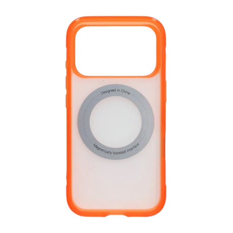 iPhone 17 Pro/iPhone 18 Pro Deksel Matt ringstativ MagSafe Oransje